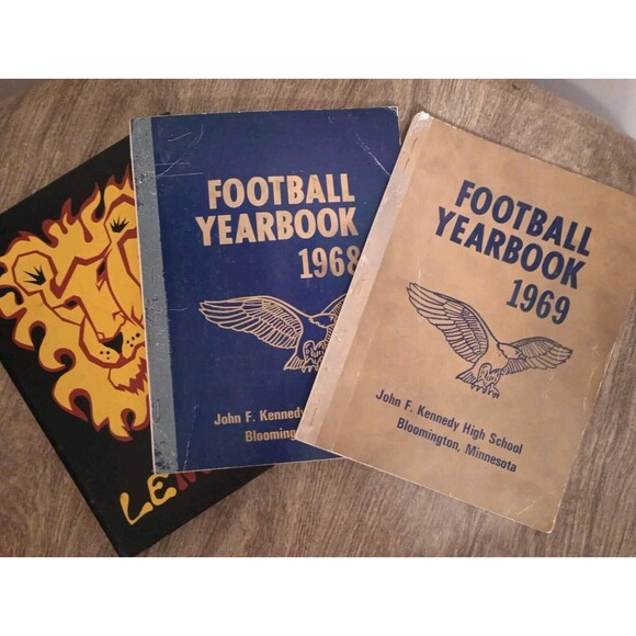 Vintage Retro 60s 70s Yearbooks - Bloomington MN Football High School College - Picture 1 of 16